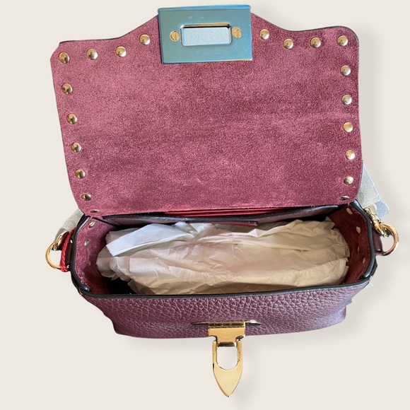 NWT Valentino Mini Rockstud Leather Crossbody Bag - Picture 9 of 12